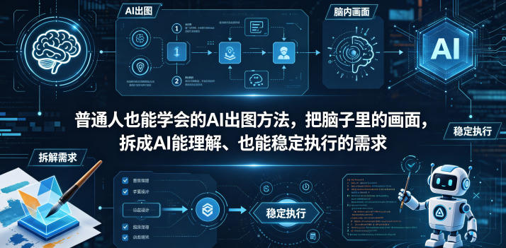 图片[1]|普通⼈也能学会的AI出图⽅法，把脑子里的画面，拆成AI能理解、也能稳定执行的需求【文档】|云雀资源分享
