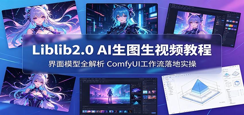 Liblib2.0 AI生图生视频教程:界面模型全解析,ComfyUI工作流落地实操|云雀资源分享