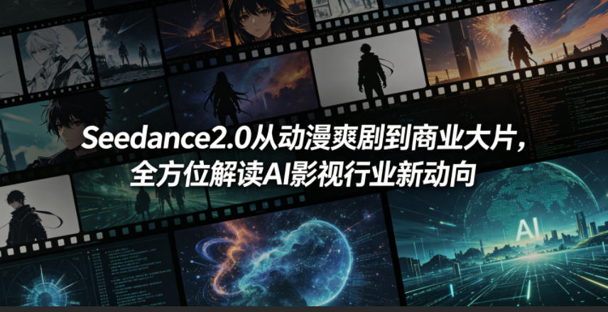 Seedance2.0从动漫爽剧到商业大片，全方位解读AI影视行业新动向|云雀资源分享