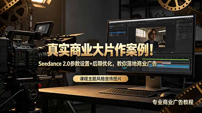 真实商业大片作案例!Seedance 2.0参数设置+后期优化,教你落地商业广告|云雀资源分享