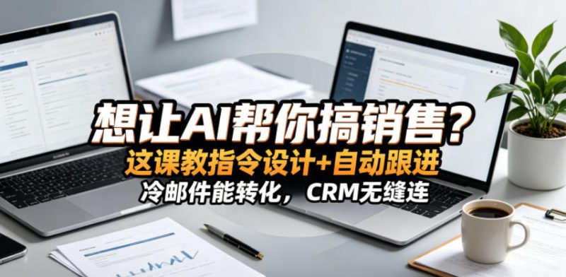 想让AI帮你搞销售?这课教指令设计+自动跟进,冷邮件能转化,CRM无缝连!【原创双语字幕】|云雀资源分享