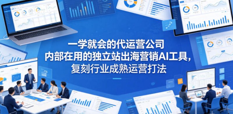 一学就会的代运营公司内部在用的独立站出海营销AI工具，复刻行业成熟运营打法|云雀资源分享