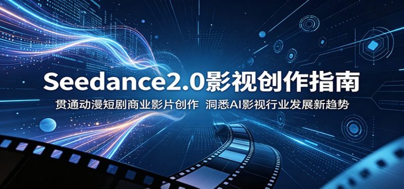 Seedance2.0影视创作指南：贯通动漫短剧商业影片创作，洞悉AI影视行业发展新趋势|云雀资源分享