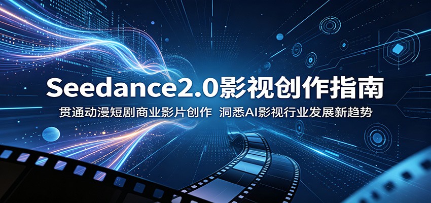 Seedance2.0影视创作指南：贯通动漫短剧商业影片创作，洞悉AI影视行业发展新趋势|云雀资源分享