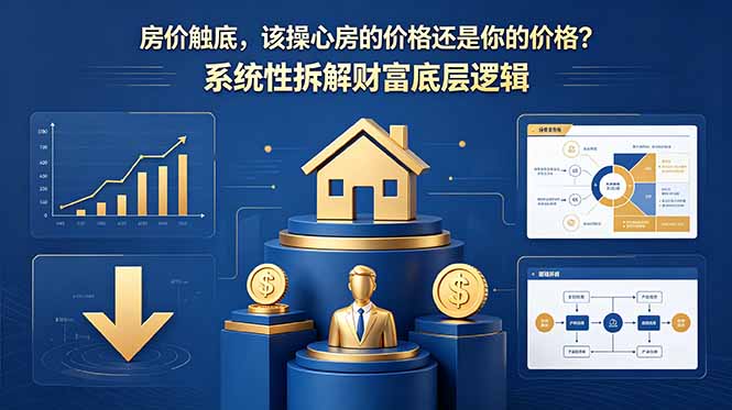 付费文章:房价触底,该操心房的价格还是你的价格?系统性拆解财富底层逻辑|云雀资源分享