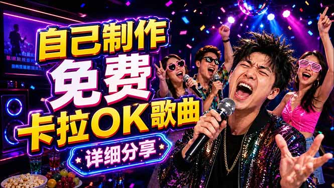 免费卡拉OK歌曲制作全攻略：音轨分离字幕制作，零基础快速做出专业K歌视频|云雀资源分享