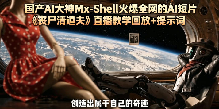 国产AI大神Mx-Shell火爆全网的AI短片《丧尸清道夫》直播教学回放+提示词|云雀资源分享