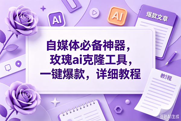 玫瑰ai克隆,一键爆款ai神器,自媒体的必备工具,50多个功能,详细教程 玫瑰ai克隆,一键爆款ai神器,自媒体的必备工具,50多个功能,详细教程