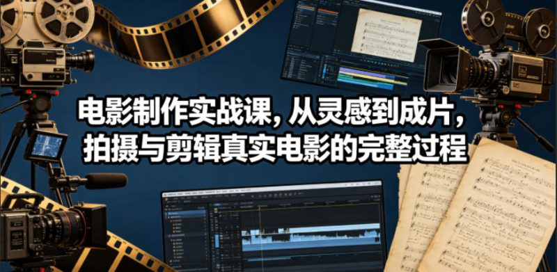 电影制作实战课，从灵感到成片，拍摄与剪辑真实电影的完整过程【原创双语字幕】|云雀资源分享