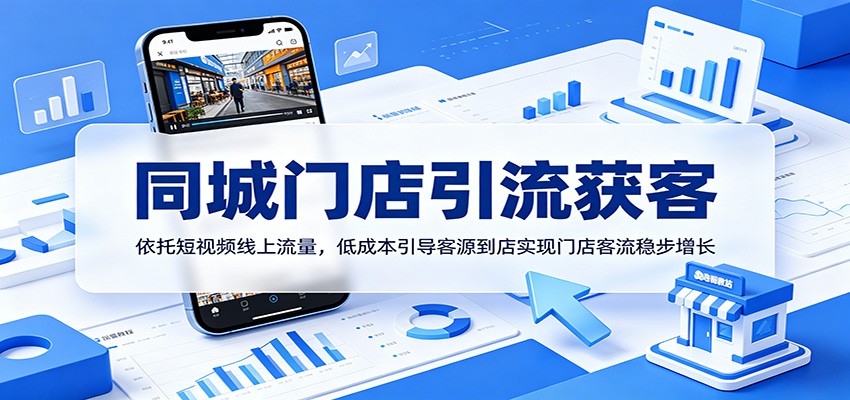 同城门店引流获客:依托短视频线上流量,低成本引导客源到店实现门店客流稳步增长|云雀资源分享