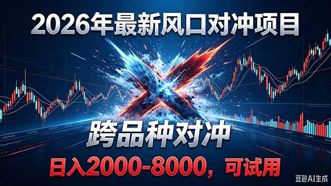 2026创业新风口!最新对冲!跨品种对冲!日收益2000-6000+|云雀资源分享