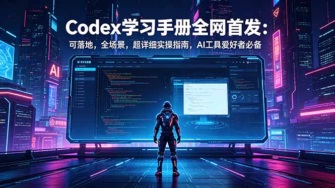 Codex学习手册全网首发：可落地，全场景，超详细实操指南，AI工具爱好者必备|云雀资源分享
