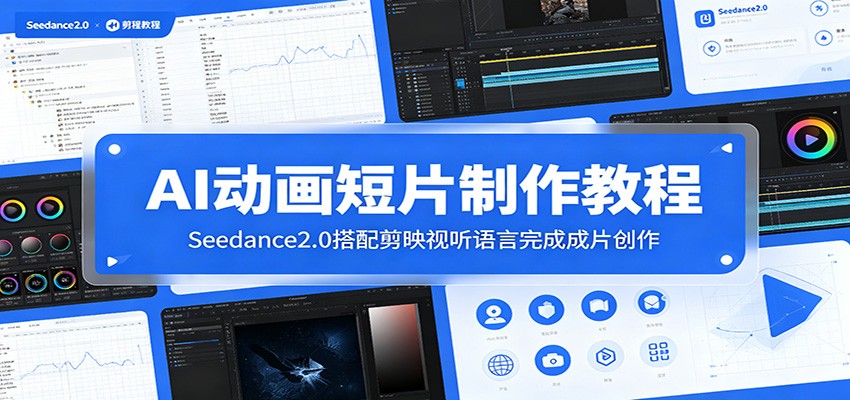 AI动画短片制作教程:Seedance2.0搭配剪映视听语言完成成片创作|云雀资源分享