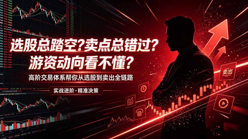 选股总踏空？卖点总错过？游资动向看不懂？高阶交易体系帮你从选股到卖出全链路(更新6月|云雀资源分享