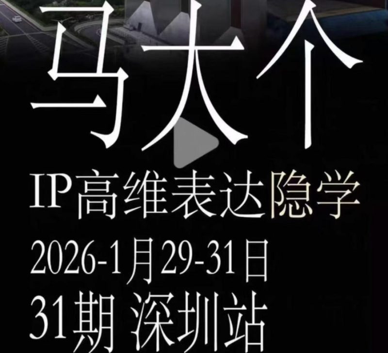 马大个《IP高维表达》全套12800线下大课笔记，手把手教你打造个人IP|云雀资源分享