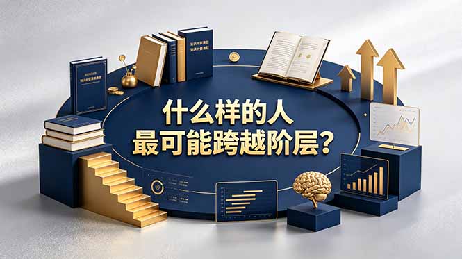 付费文章:什么样的人最可能跨越阶层?具备这五种特质,普通人也能顺利跨越阶层|云雀资源分享