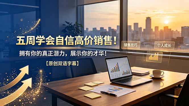 五周学会自信高价销售!拥有你的真正潜力,展示你的才华!【原创双语字幕】|云雀资源分享
