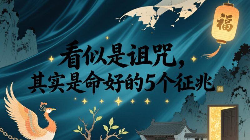 付费文章：看似是诅咒，其实是命好的5个征兆|云雀资源分享