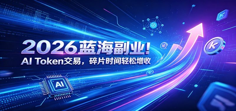 2026蓝海副业！AI Token交易，碎片时间轻松增收|云雀资源分享