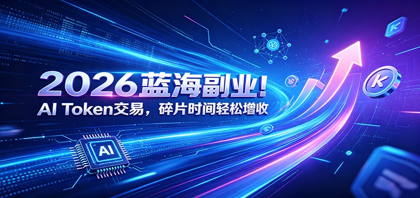 2026蓝海副业!AI Token交易,碎片时间轻松增收|云雀资源分享