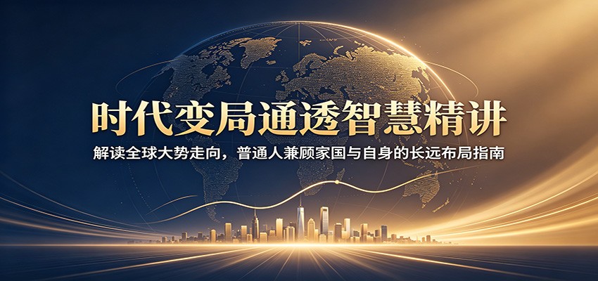 时代变局通透智慧精讲:解读全球大势走向,普通人兼顾家国与自身的长远布局指南|云雀资源分享