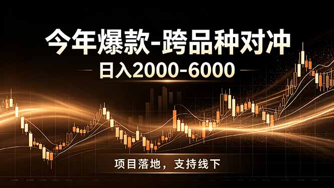 全新跨品种对冲模式上线!日稳定盈利 2000-6000,合规长久可批量放大|云雀资源分享