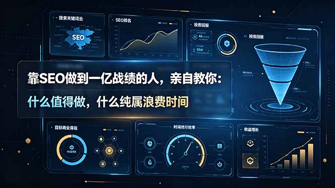 靠SEO做到一亿战绩的人,亲自教你:什么值得做,什么纯属浪费时间【原创双语字幕】|云雀资源分享