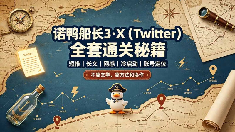 诺鸭船长3·X(Twitter|云雀资源分享