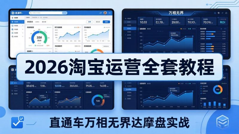 2026淘宝运营全套教程(更新7月|云雀资源分享