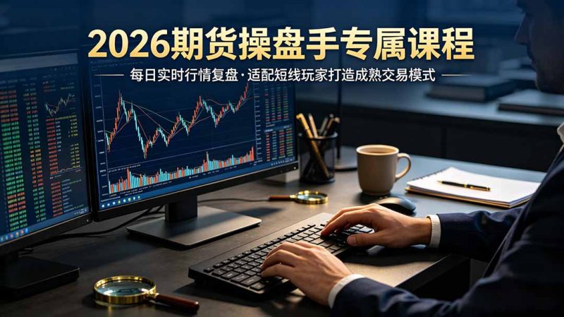 2026期货操盘手专属课程-更新7月11,每日实时行情复盘,适配短线玩家打造成熟交易模式|云雀资源分享