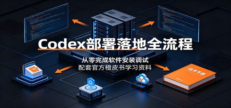 Codex部署落地全流程:从零完成软件安装调试,配套官方橙皮书学习资料|云雀资源分享